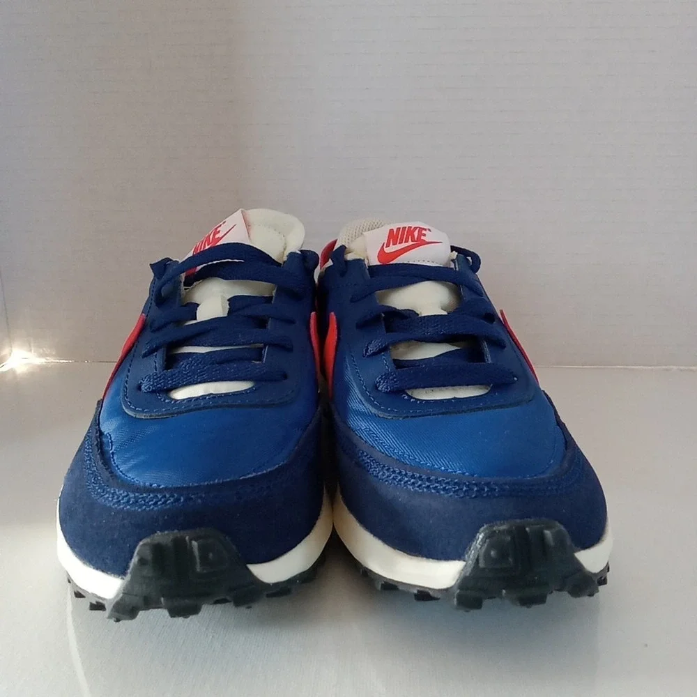 Nike Shoes Women's Size 6 Blue Void Red Waffle Debut Running Sneakers IB4364-492